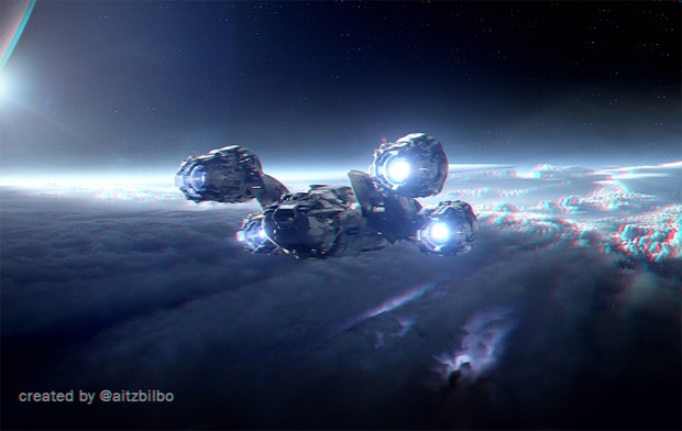 Imagen casera 3D de Prometheus
