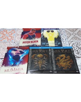 Trilogía "La Momia"; "Atomic Blonde"; "Pitch Black" (ediciones Italia)