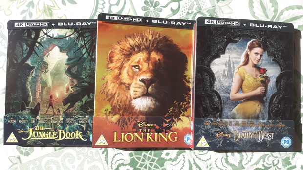 Steelbooks 4K + BD de live-action de Disney (ediciones UK)