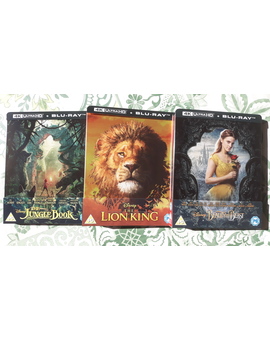 Steelbooks 4K + BD de live-action de Disney (ediciones UK)