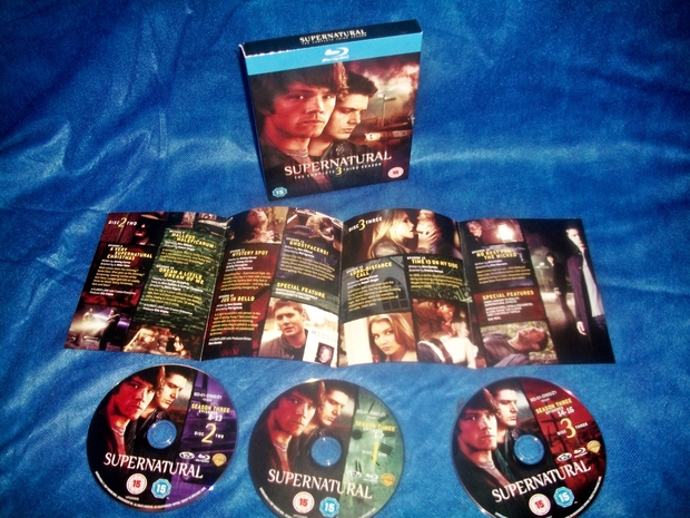 SUPERNATURAL/SOBRENATURAL - SERIES 3 - UK -INEDITO EN ESPAÑA - BLU RAY (con Audio Castellano)