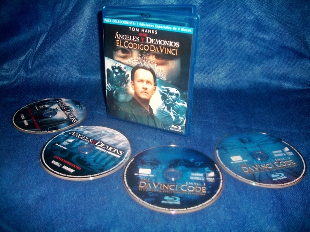 ANGELES & DEMONIOS + EL CÓDIGO DA VINCI - EDICIÓN COLECCIONISTA -BLU RAY