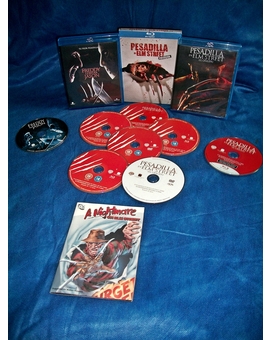 Pesadilla en Elm Street: Coleccion + Pesadilla en Elm Street: El Origen + Freddy vs. Jason - BLU RAY -