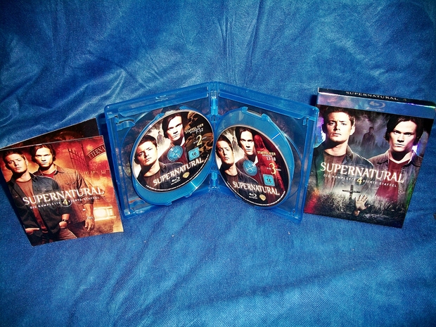 SUPERNATURAL/SOBRENATURAL - SERIES 4 - Alemania - BLU RAY - (Audio Castellano)