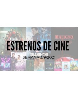 Estrenos de cine de esta semana #1