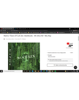 Matrix TOC en oferta...