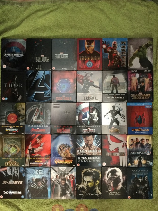 Colección Marvel en Steelbook