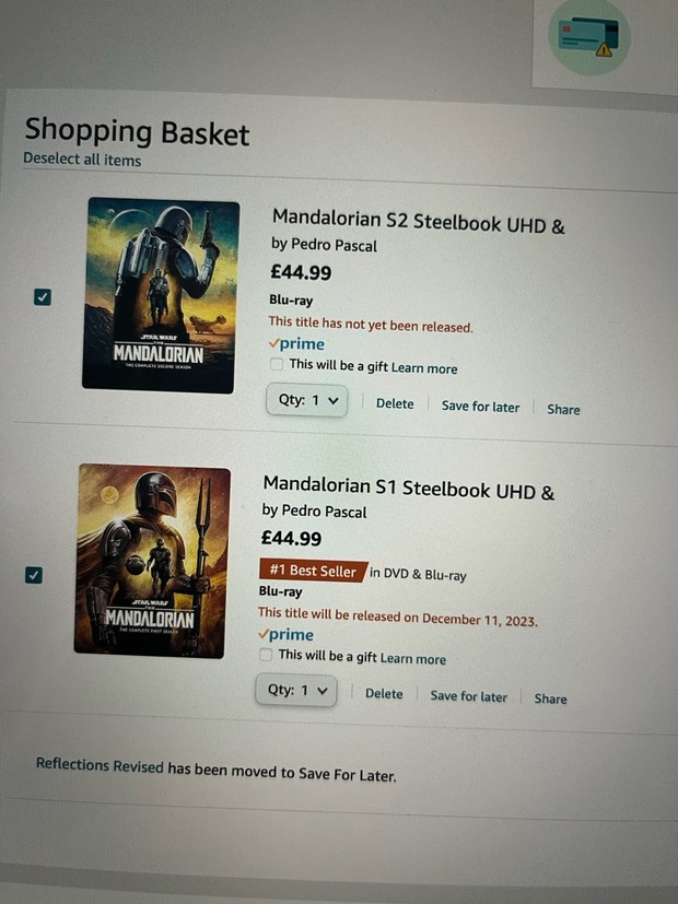 Recién reservadas en Amazon.co.uk :)