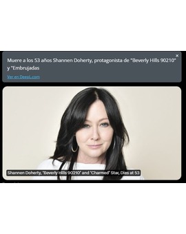 Ha muerto Shannen Doherty 