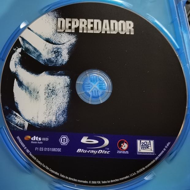 Disco de la primera edición de Depredador para Stelline