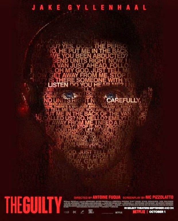 Ya disponible en Netflix: «Culpable» protagonizada por Jake Gyllenhaal.