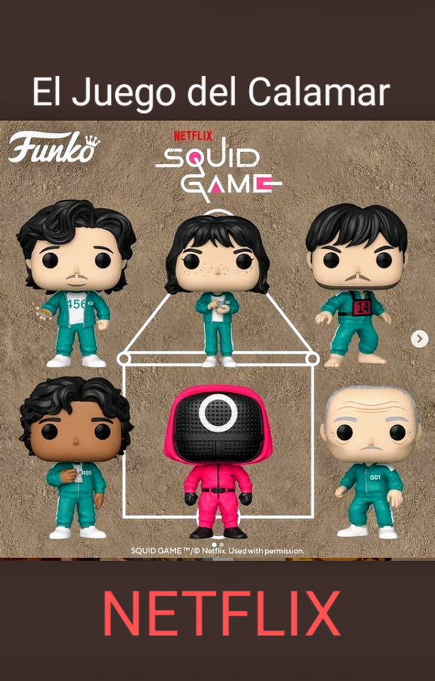 «El Juego del Calamar»: éxito de la serie y Funko Pop! oficiales.