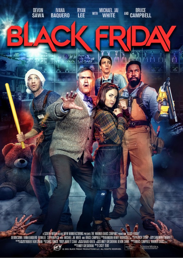 Póster y tráiler de «Black Friday», con Bruce Campbell.