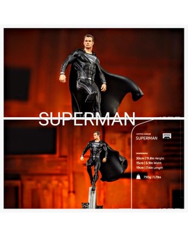 Impresionante estatua de Superman basada en La Liga de la Justicia de Zack Snyder.