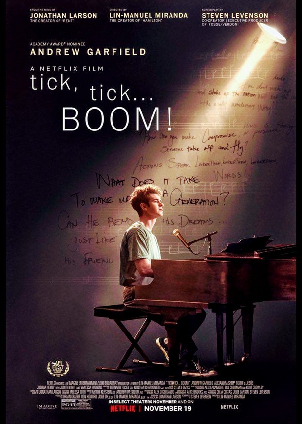Tráiler de «Tick, tick... Boom!», drama musical de Netflix dirigido por Lin-Manuel Miranda.