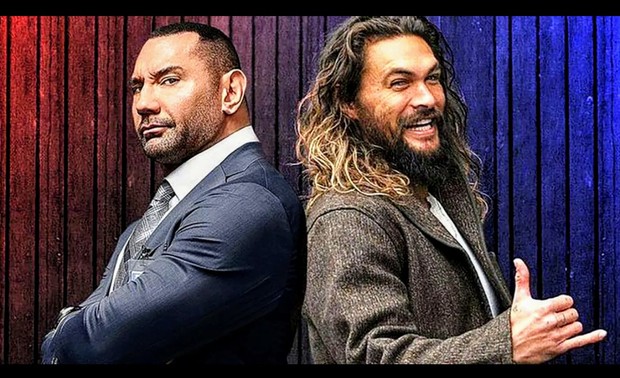 Dave Bautista y Jason Momoa juntos en una película a lo Arma letal.