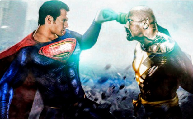 Dwayne Johnson promete una futura pelea entre Superman y Black Adam.