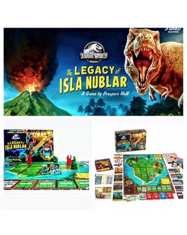 «Jurassic World: The Legacy of Isla Nublar», el nuevo juego de mesa de la saga Jurásica.