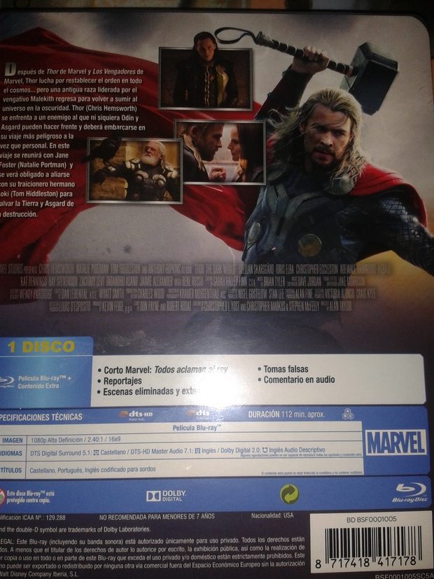 THOR, trasera