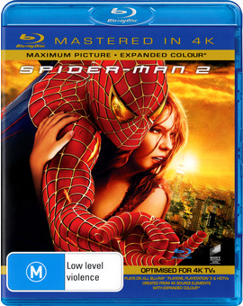 Spiderman 2 (Blu-ray australiano remasterizado en 4K)
