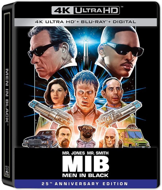 Men in Black 1 UHD 4K Steelbook 25 Aniversario (USA) + Teoría