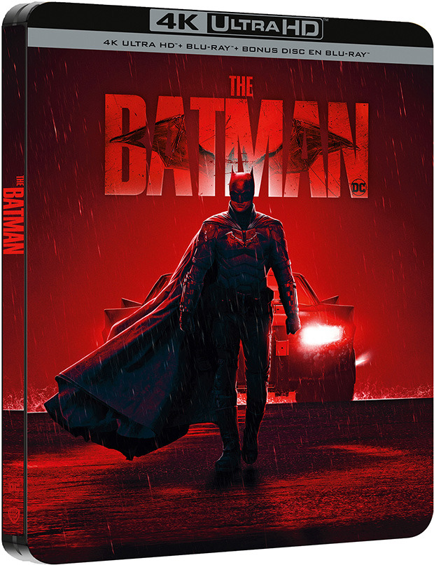 The Batman (Steelbook 4K latino + Blu-ray castellano sin extras)