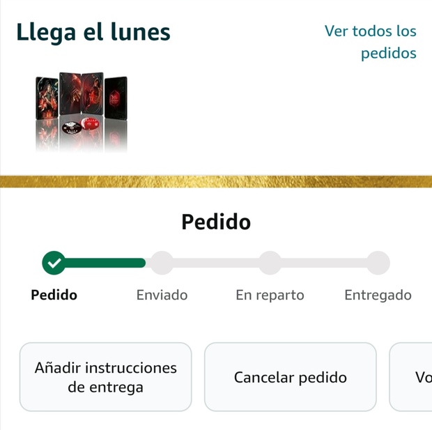 Alguien ha recibido de Amazon su reserva del steelbook 4K de Alien Romulus?