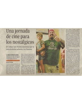 Proyección en cines de Los Goonies este verano