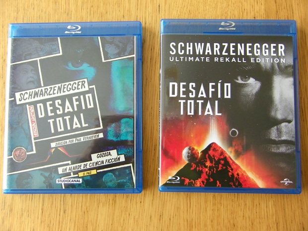 Comparativa Desafio Total Edición Cómic & Total Rekall Edition