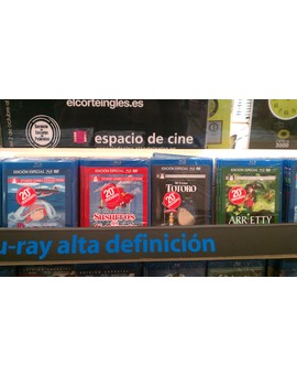 20% de descuento en blurays estudio Ghibli.