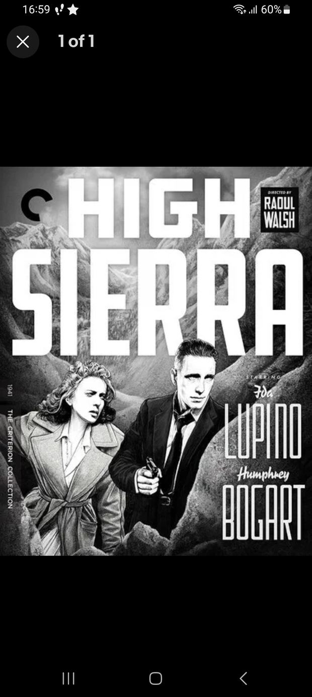 Duda edición Criterion "High Sierra" / "El último refugio"