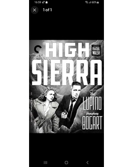 Duda edición Criterion "High Sierra" / "El último refugio"