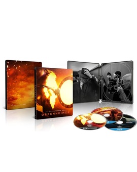 "Oppenheimer". Steelbook 4K Amazon UK.