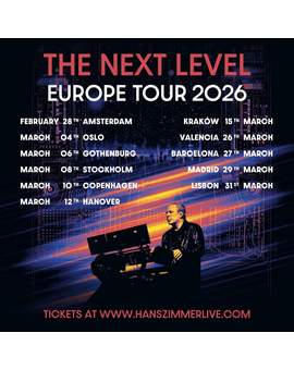Hans Zimmer volverá a España en 2026 (26, 27, 29/03). Entradas el miércoles 25.