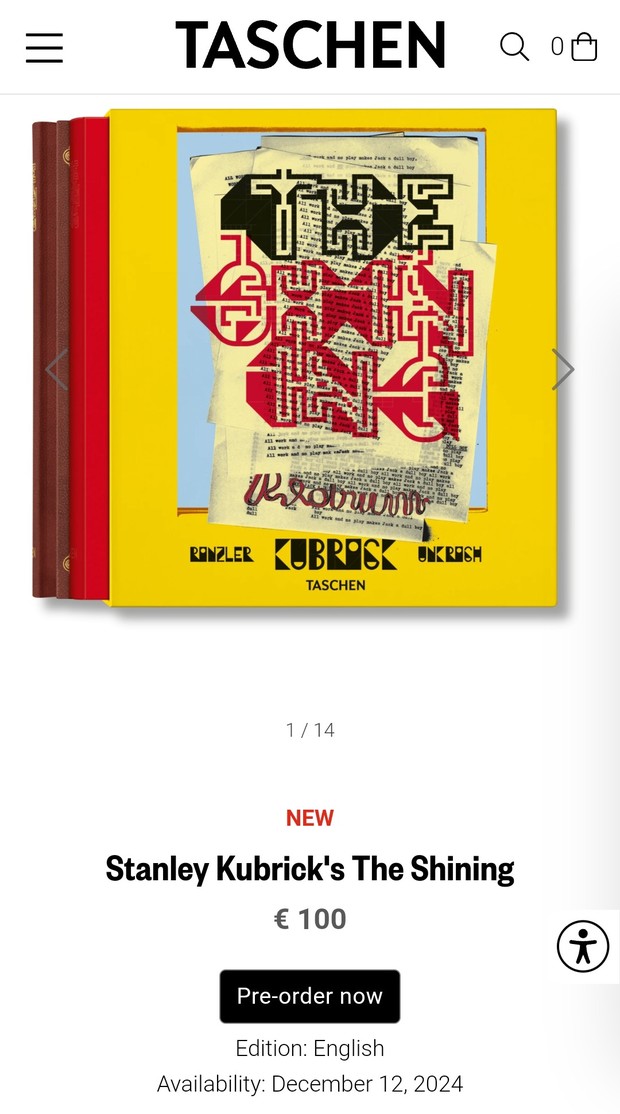 TASCHEN: "El Resplandor / The Shining"