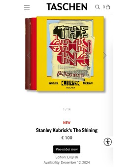 TASCHEN: "El Resplandor / The Shining"