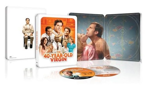 "Virgen a los 40". Steelbook 4K USA.