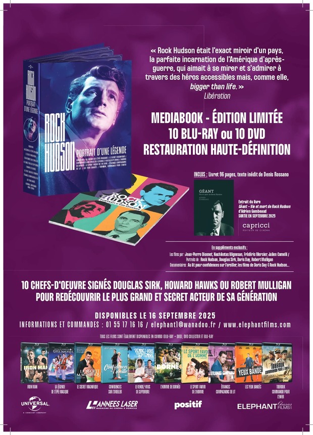 Colección Rock Hudson. Mediabook (Francia)