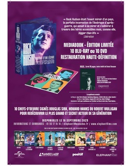 Colección Rock Hudson. Mediabook (Francia)