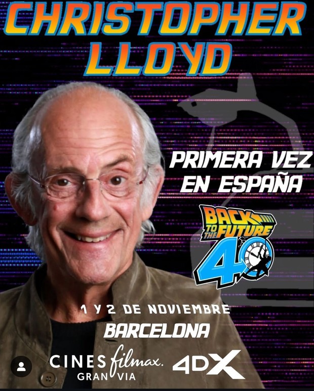 Doc Emmet Brown "regresará al futuro" en Barcelona...
