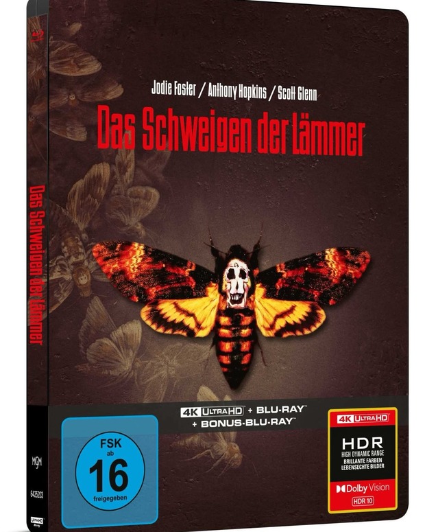 "El Silencio de los Corderos" steelbook 4K (Alemania)