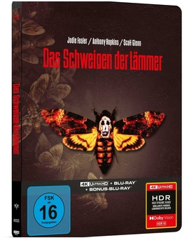 "El Silencio de los Corderos" steelbook 4K (Alemania)
