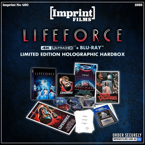 "Lifeforce / Fuerza Vital". Collector's Edition 4K.