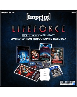 "Lifeforce / Fuerza Vital". Collector's Edition 4K.