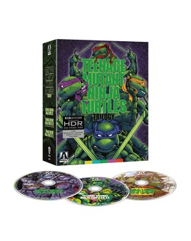 Trilogía "Las Tortugas Ninja" en 4K (UK)