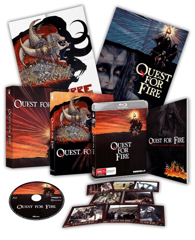 "En busca del fuego". Edición BD (Australia)