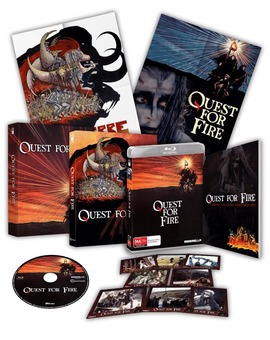 "En busca del fuego". Edición BD (Australia)