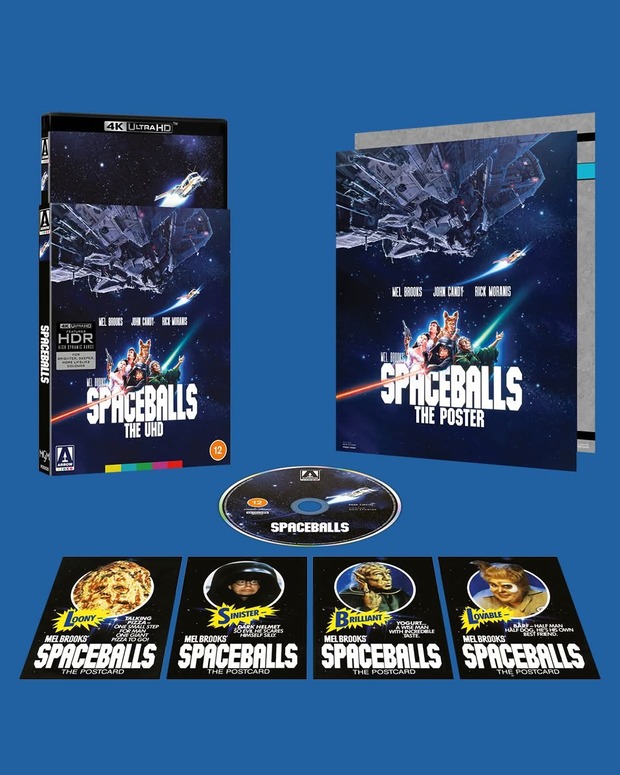 "La Loca Historia de las Galaxias / Spaceballs". Edición Coleccionista 4K (UK).
