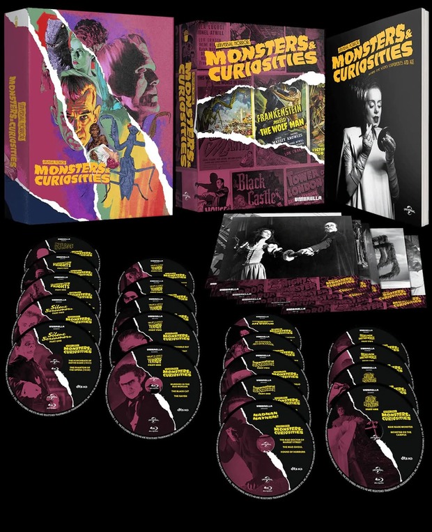 "Universal Monsters (1923-1960)". Edición Coleccionista. 45 títulos. Australia.