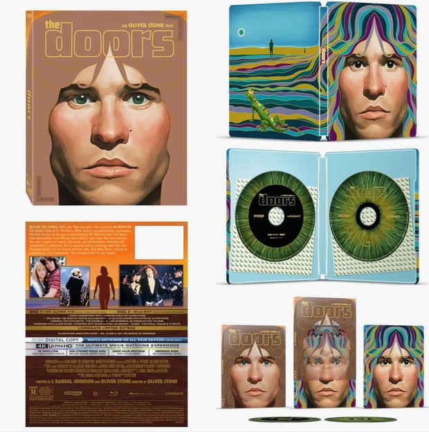 "The Doors" (Oliver Stone). Edición Steelbook 4K anunciada en USA.